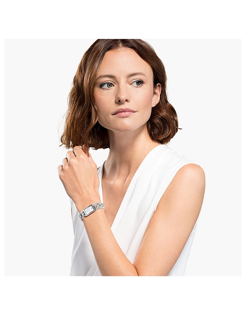 Cocktail Pavé Crystal Bracelet Watch