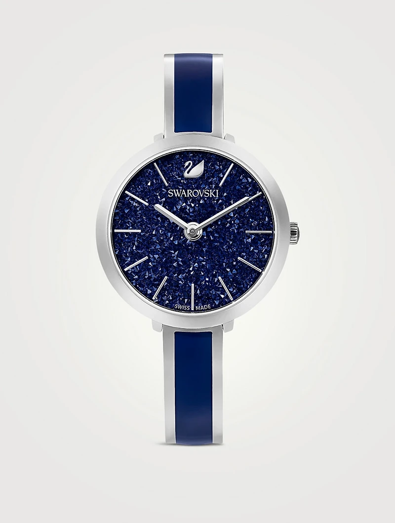 Crystalline Delight Metal Strap Watch