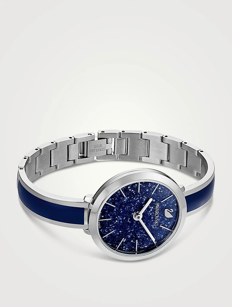 Crystalline Delight Metal Strap Watch