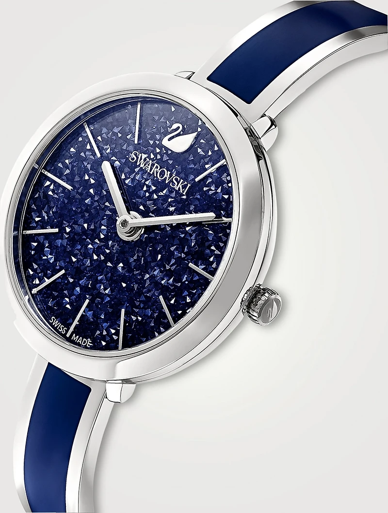 Crystalline Delight Metal Strap Watch