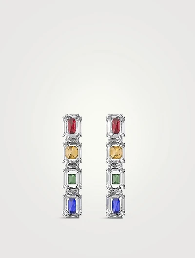 Chroma Crystal Drop Earrings
