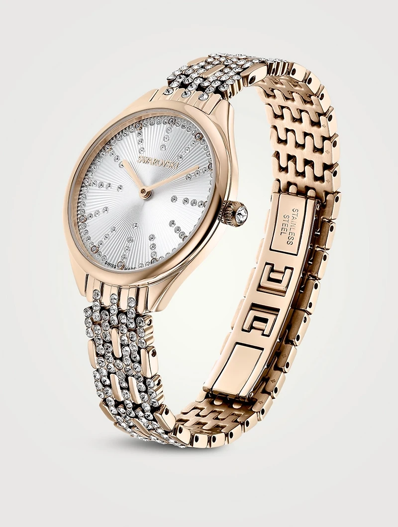 Attract Pavé Crystal Bracelet Watch