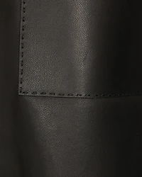 Oversized Leather Shirt