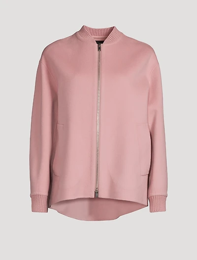 Wool And Cashmere Bomber Jacket
