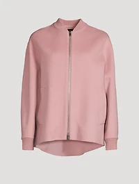Wool And Cashmere Bomber Jacket