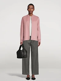 Wool And Cashmere Bomber Jacket