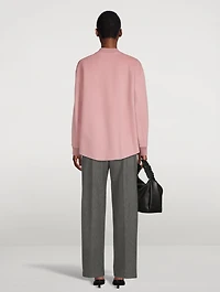 Wool And Cashmere Bomber Jacket