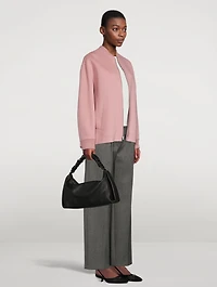 Wool And Cashmere Bomber Jacket