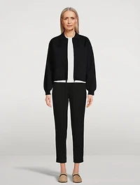 Cropped Zip-Up Jacket