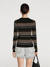 Ottoman Stripe Cardigan