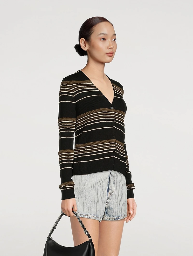 Ottoman Stripe Cardigan