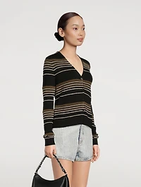 Ottoman Stripe Cardigan