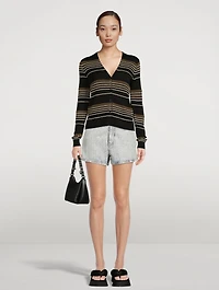 Ottoman Stripe Cardigan