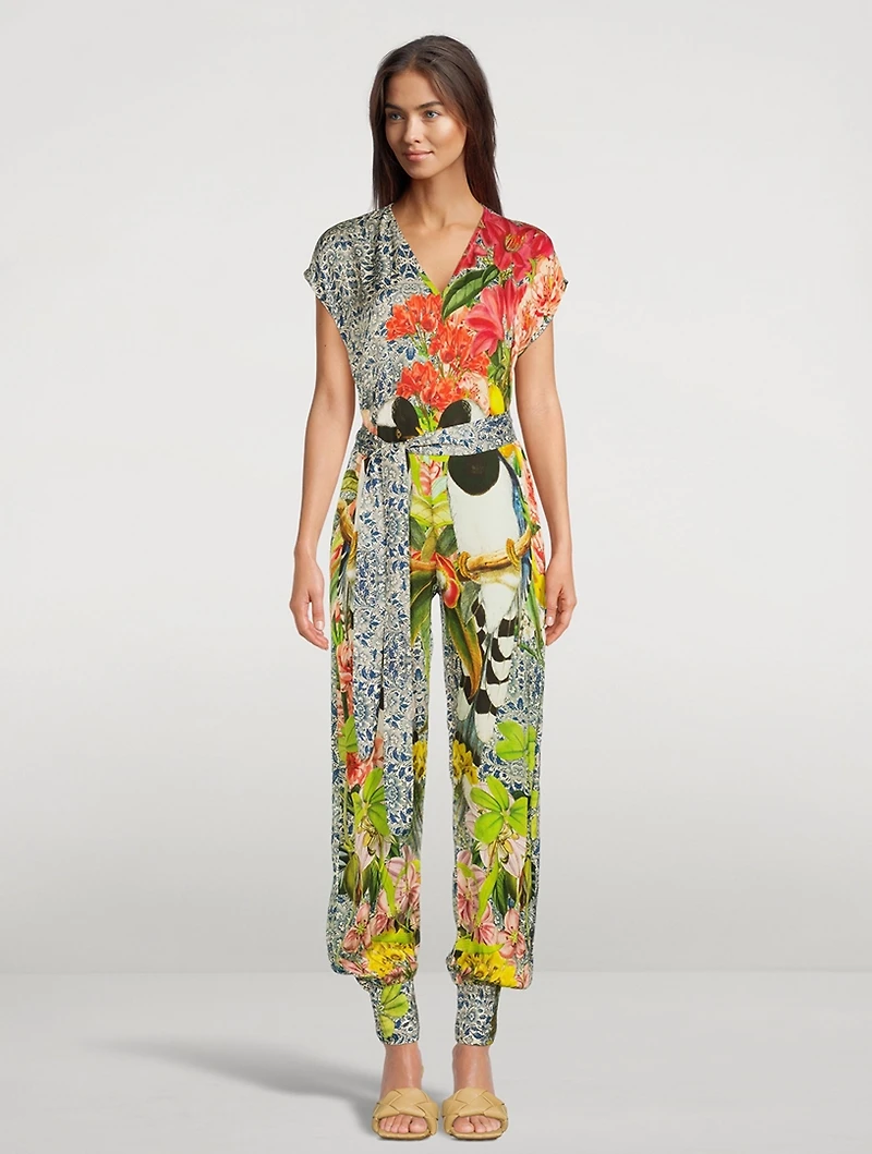 Maena Jumpsuit Bird Print