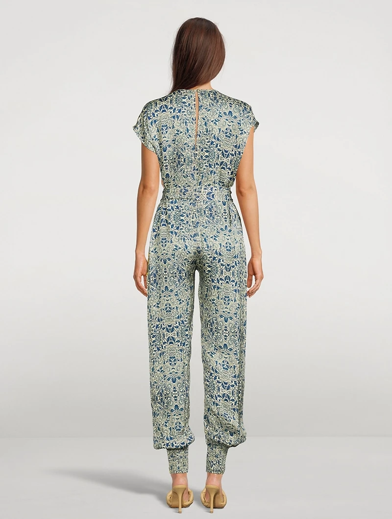Maena Jumpsuit Bird Print