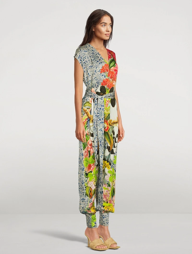 Maena Jumpsuit Bird Print