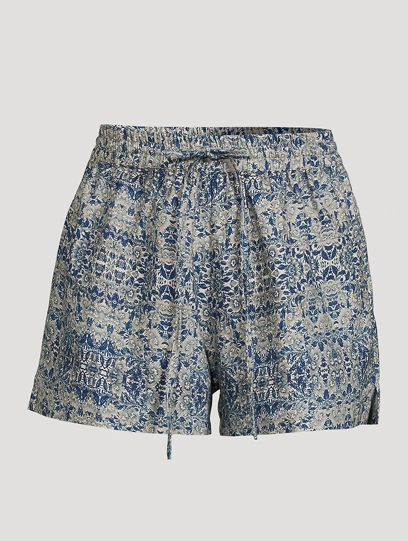 Cabana Organic Cotton Shorts Paisley Print