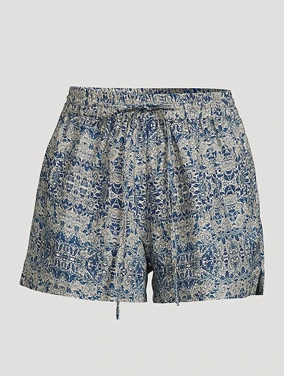 Cabana Organic Cotton Shorts Paisley Print