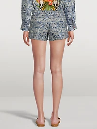 Cabana Organic Cotton Shorts Paisley Print