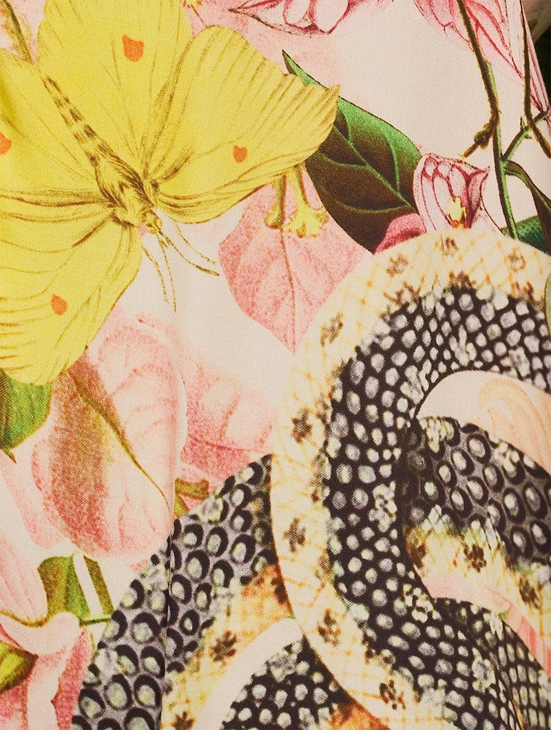 Sera Jumpsuit Garden Snake Print