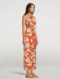 Luz Maxi Dress Peony Print