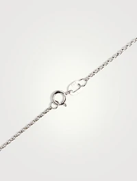 18K White Gold Pendant Necklace With South Sea Pearl And Diamonds