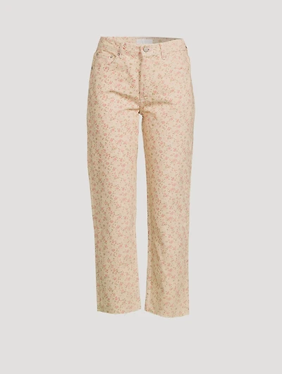 The Tommy Straight-Leg Jeans Floral Print