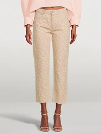 The Tommy Straight-Leg Jeans Floral Print