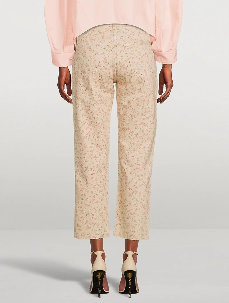 The Tommy Straight-Leg Jeans Floral Print