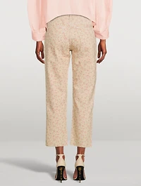 The Tommy Straight-Leg Jeans Floral Print
