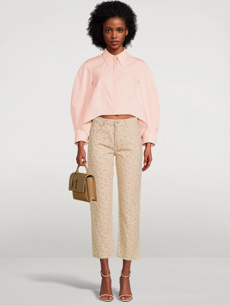 The Tommy Straight-Leg Jeans Floral Print