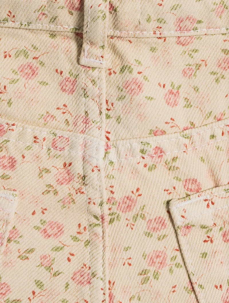 The Tommy Straight-Leg Jeans Floral Print