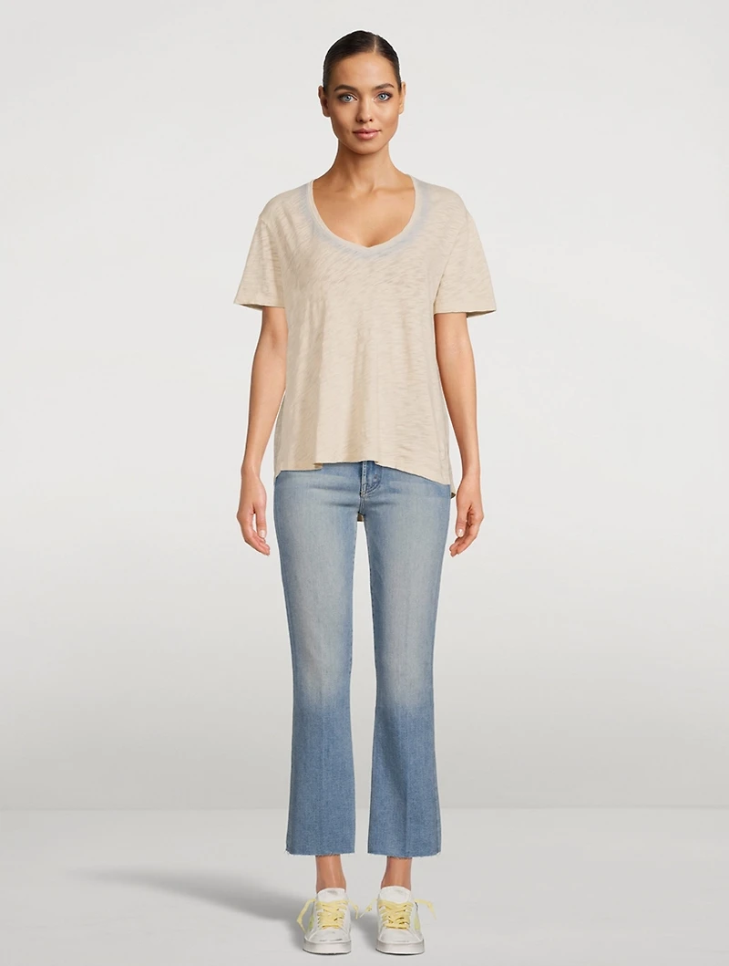 Slub Jersey V-Neck T-Shirt
