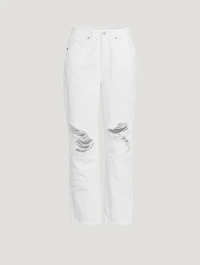 Good '90s Duster Straight-Leg Jeans
