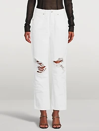 Good '90s Duster Straight-Leg Jeans