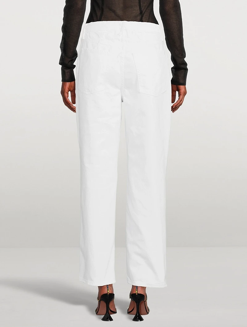 Good '90s Duster Straight-Leg Jeans