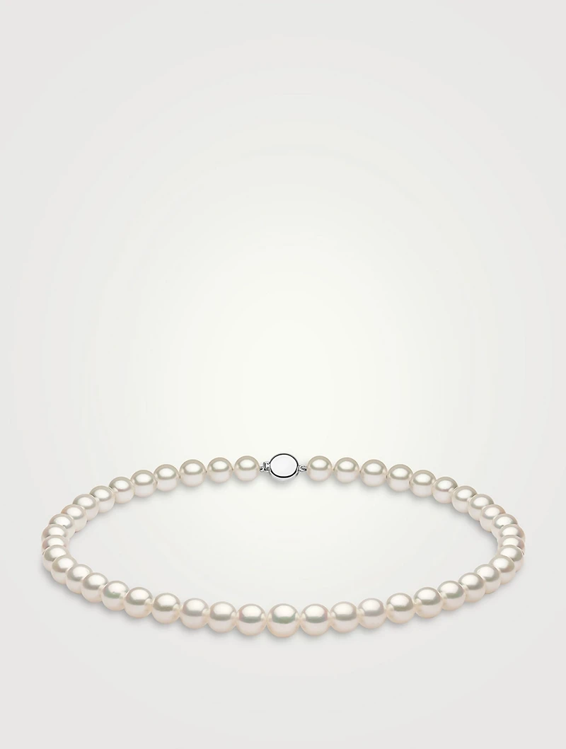 18K White Gold South Sea Pearl Necklace