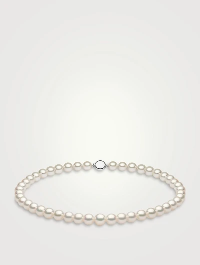 18K White Gold South Sea Pearl Necklace