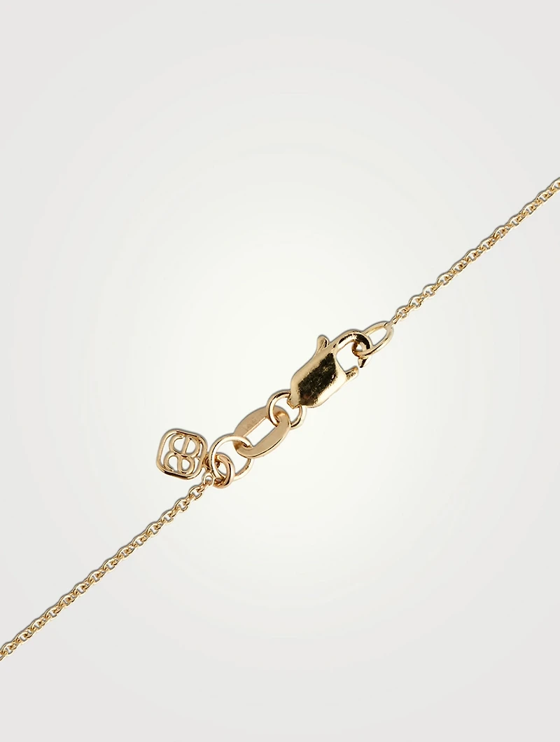 14K Gold Dragonfly Pendant Necklace With Diamonds