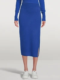 Compact Knit Pencil Skirt