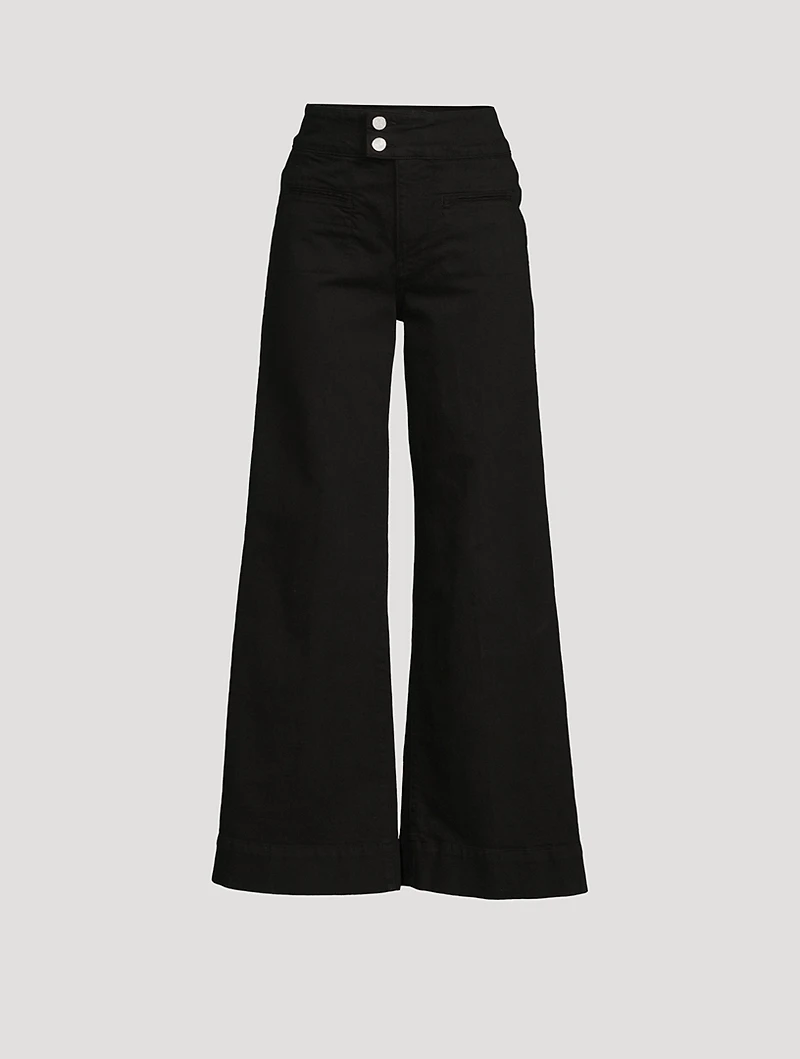 Le Pixie Hardy Wide-Leg Jeans