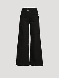 Le Pixie Hardy Wide-Leg Jeans