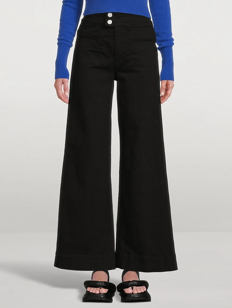 Le Pixie Hardy Wide-Leg Jeans