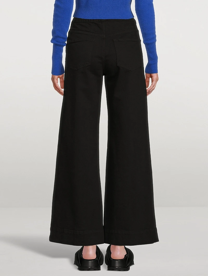 Le Pixie Hardy Wide-Leg Jeans