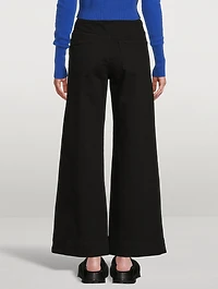 Le Pixie Hardy Wide-Leg Jeans
