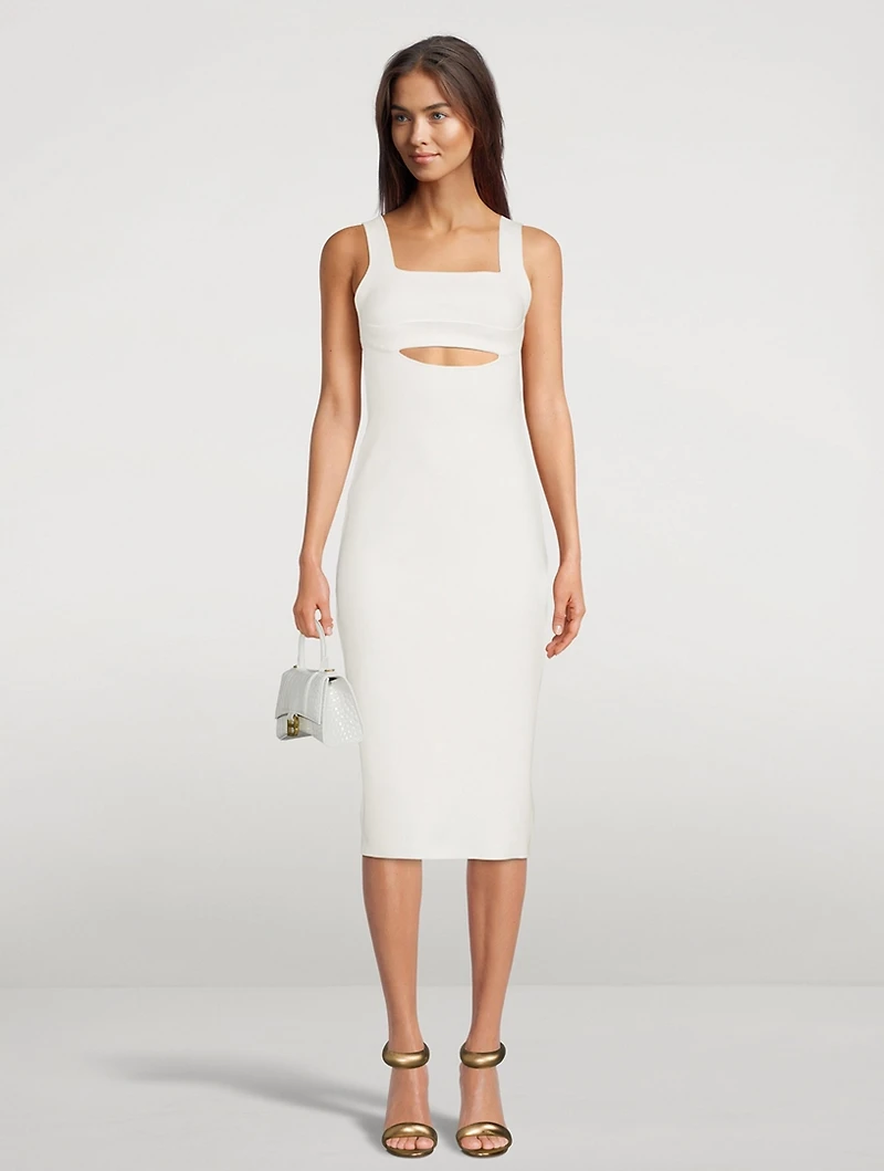 VB Body Cut-Out Midi Dress