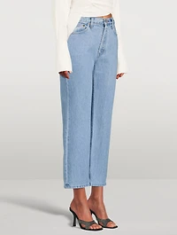 Tate Mid-Century Rainbow Straight-Leg Jeans