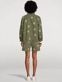 The Commodore Army Jacket Floral Print