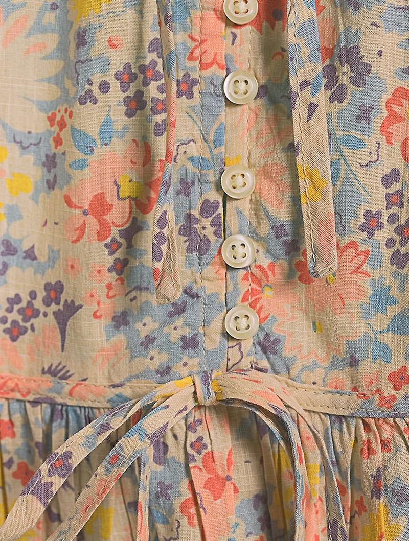 The Bonnet Midi Dress Floral Print