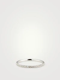 18K White Gold Eternity Ring With Diamonds